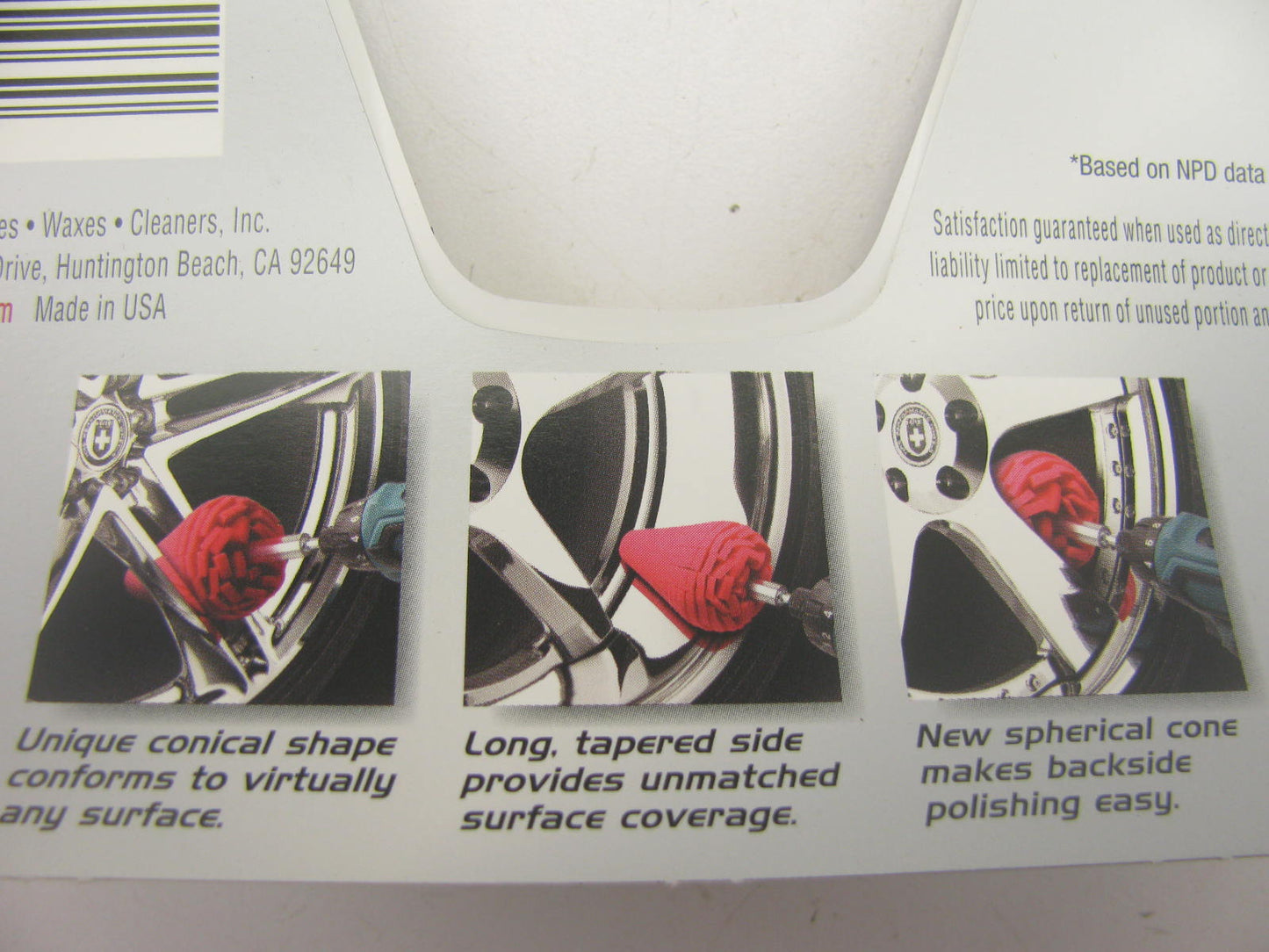 MOTHERS 05146 Powercone 360 - Polishing Tool And Quick Swap Bit - Wheel Guard