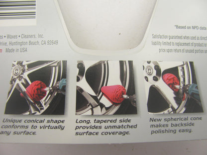 MOTHERS 05146 Powercone 360 - Polishing Tool And Quick Swap Bit - Wheel Guard