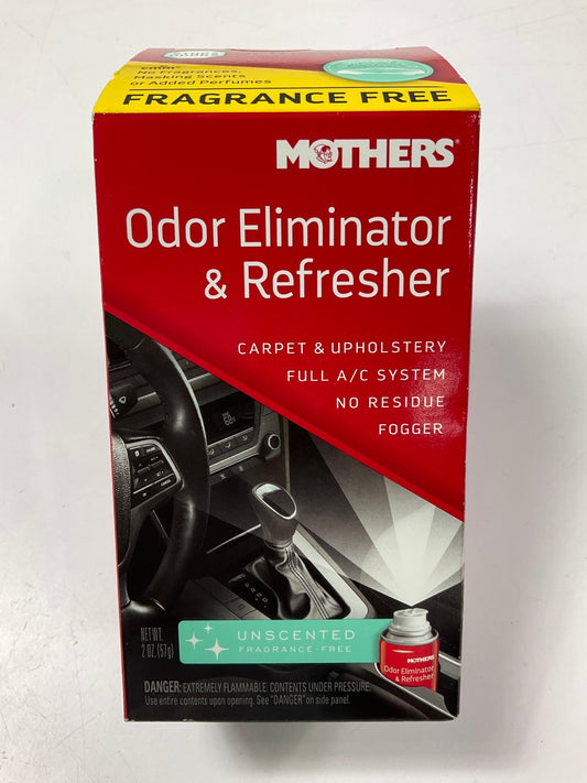 Mothers 06810 Odor Eliminator & Car Interior Refresher Unscented 2oz