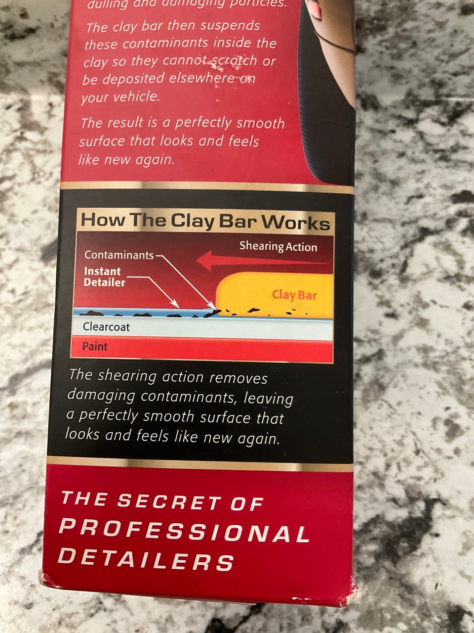 Mothers 07240 California Gold Clay Bar System Car Detailing Wash Original Kit