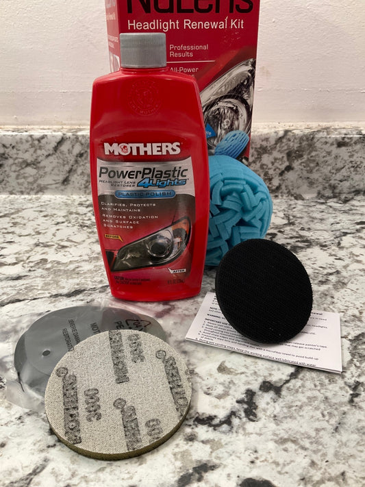 Mothers 07251 NuLens Headlight Head Light Restoration Kit