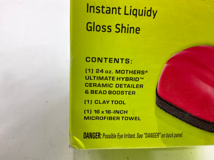 NEW, Mothers 07260 Ultimate Hybrid 1 Step Ceramic Clay & Coat Cleaning Kit