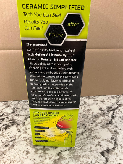 NEW, Mothers 07260 Ultimate Hybrid 1 Step Ceramic Clay & Coat Cleaning Kit