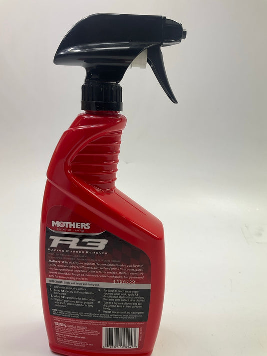 MOTHERS 09224 R3 Racing Rubber Remover Removes Grime Dirt & Soil - 24 Oz