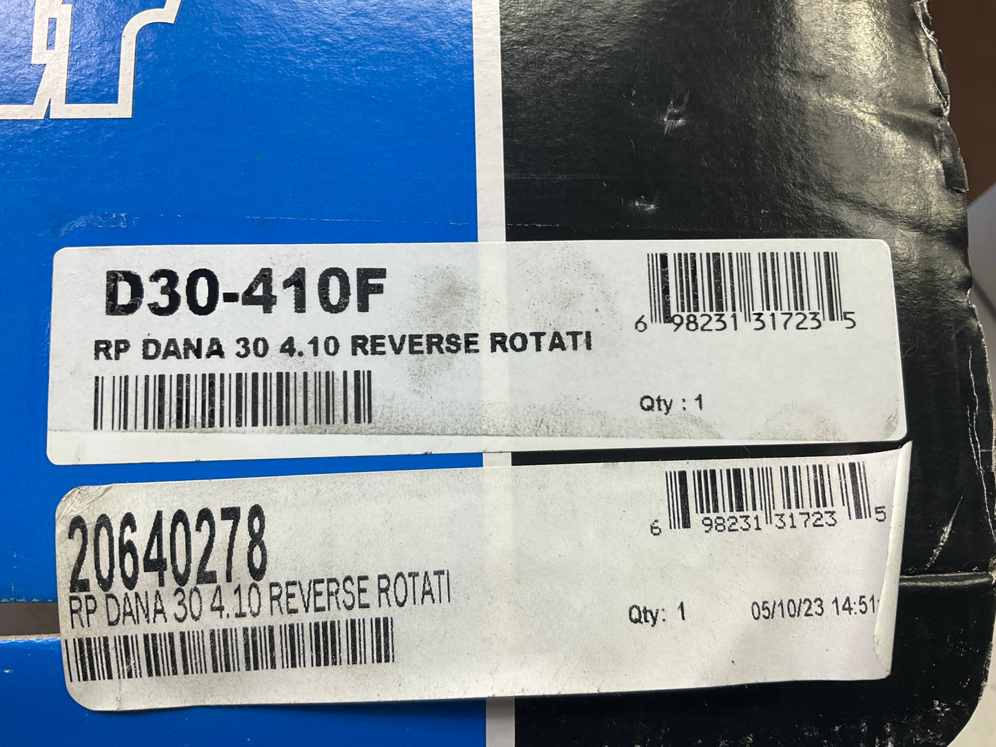 Motive Gear D30-410F Front Differential Ring & Pinion - Dana 30 Reverse, 4.10
