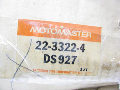 Motomaster 22-3322-4 FRONT LEFT INNER Steering Tie Rod End - RWD ONLY