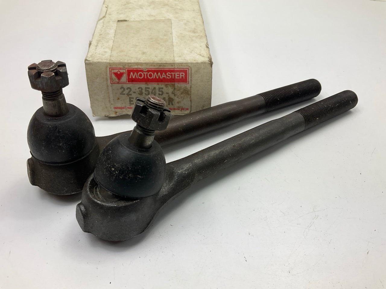 (2) Motomaster 22-3545-4 Steering Tie Rod End - Front Outer