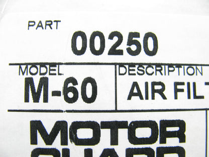 Motor Guard 00250 Compressed Air Filter M-60 1/2'' NPT .01 Micron 100CFM AT 80PSI