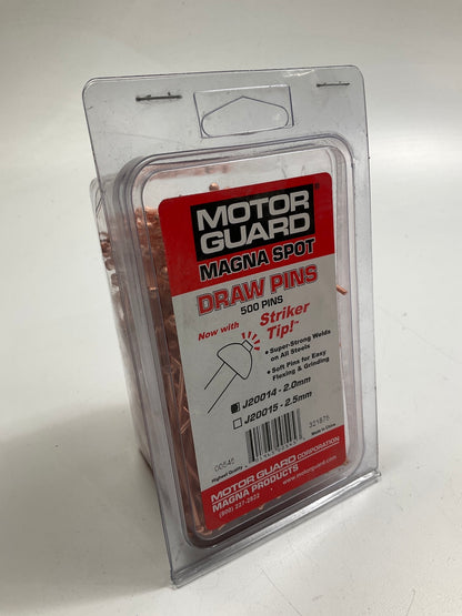 Motor Guard J20014 Magna Draw Pins 2mm 500 Pack Striker Tip Copper Coated