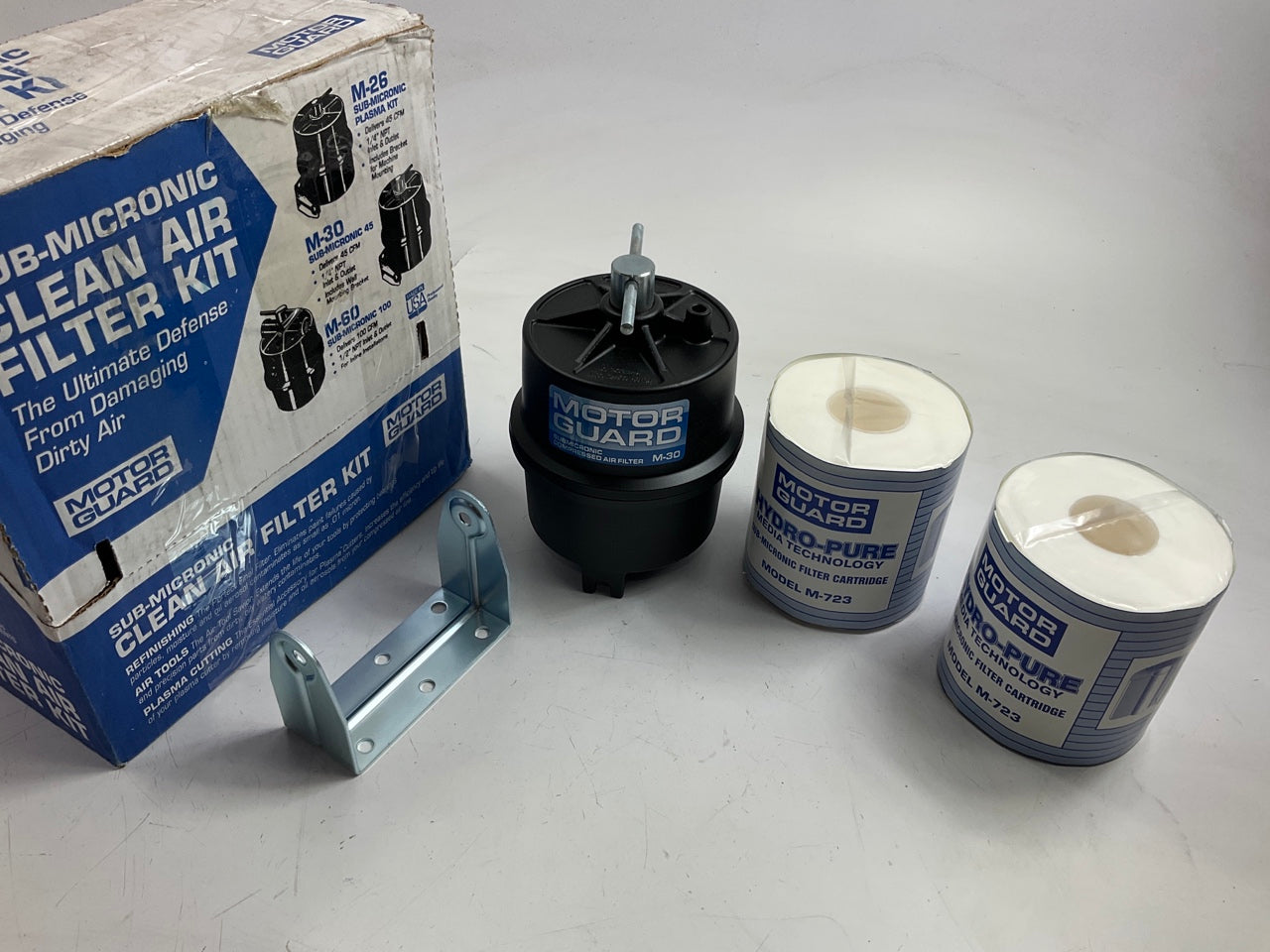Motor Guard M-45 Clean Filter Kit, 1/4'' NPT, 45 Cfm At 80psi, .01 Micron, 125psi