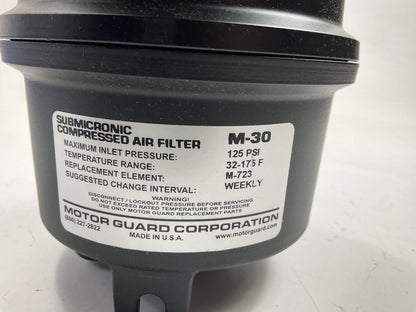Motor Guard M-45 Clean Filter Kit, 1/4'' NPT, 45 Cfm At 80psi, .01 Micron, 125psi