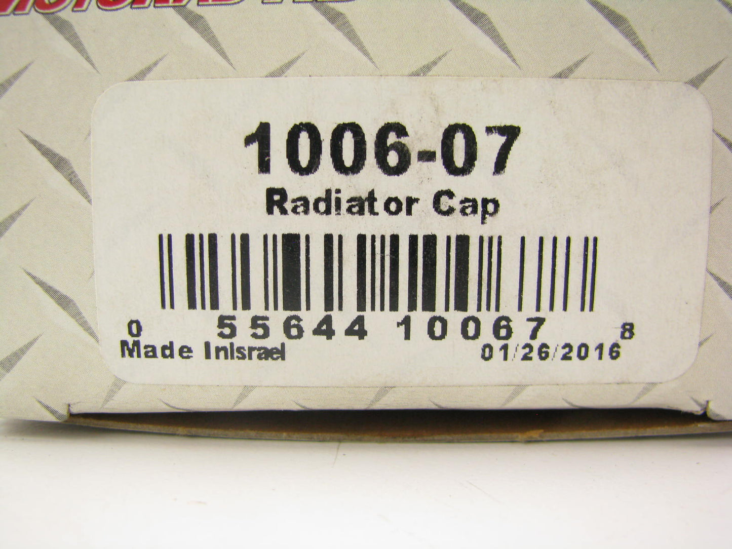 Motorad 1006-07 Heavy Duty Radiator Cap - 7psi