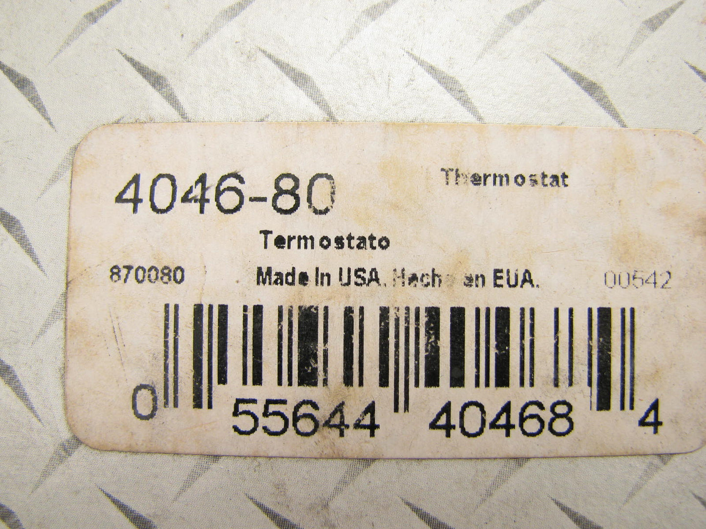 Motorad 4046-80 Engine Coolant Thermostat - Heavy Duty - 180 Degree