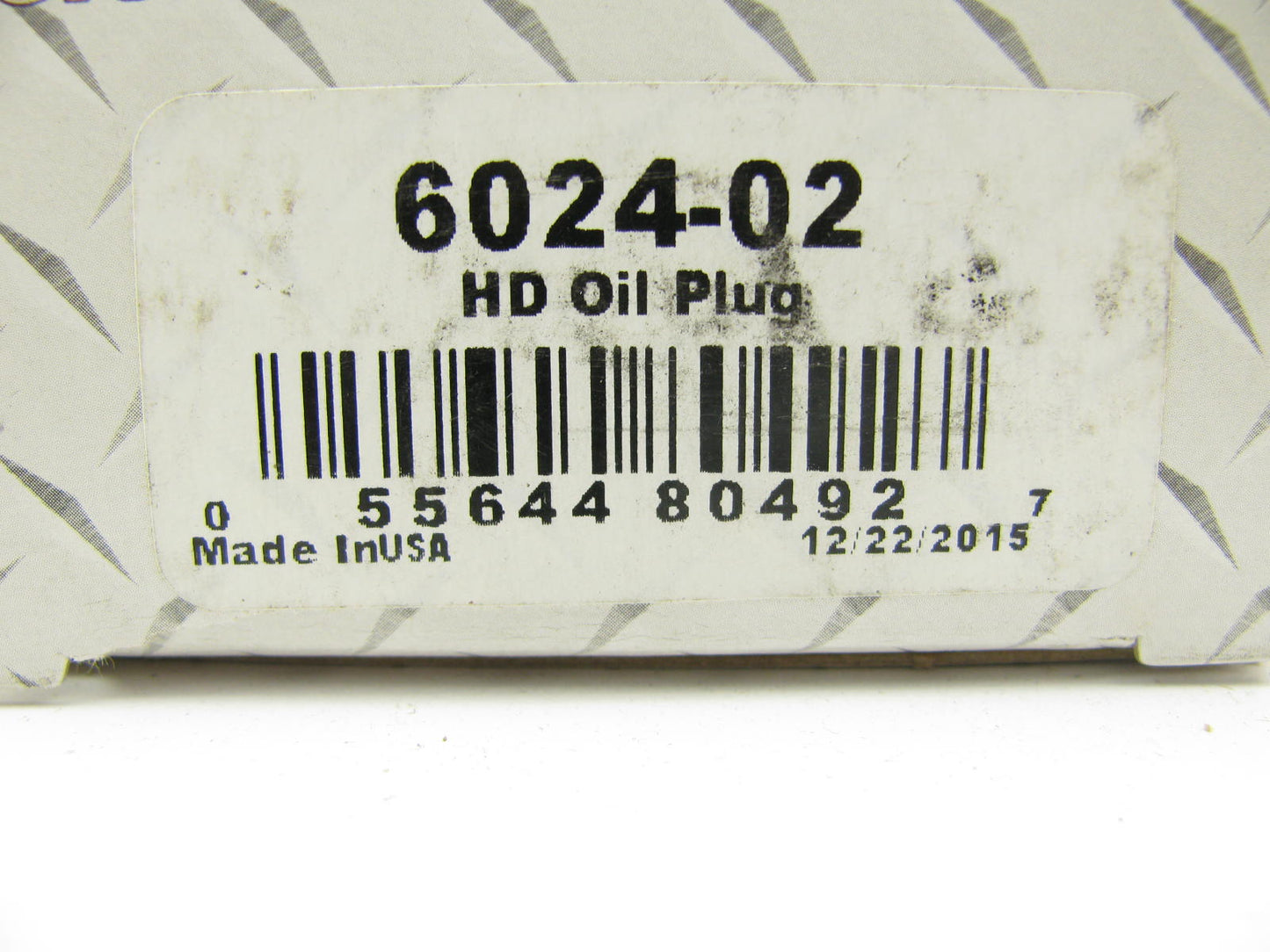 Motorad 6024-02 Heavy Duty Engine Oil Plug - 1'' Size
