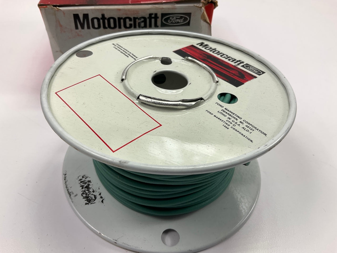 Motorcraft 514G 14 GA Primary Wire 100 Feet Spool, Green, 14 Gauge
