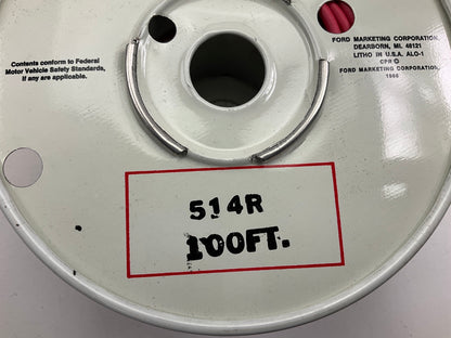 Motorcraft 514R 14 GA Primary Wire 100 Feet Spool, RED, 14 Gauge