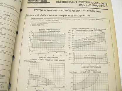 Motorcraft AC200S Air Conditioning Part Catalog - March 1990, 256 Pages