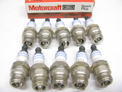 (10) NEW GENUINE Motorcraft AF5NX Ignition Spark Plugs - SMALL ENGINES
