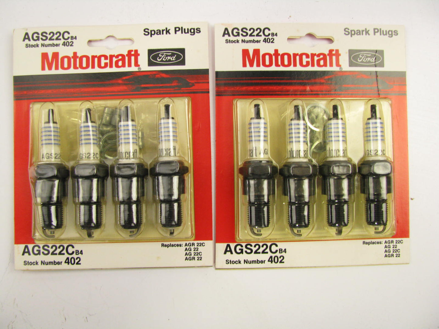 (8) Motorcraft AGS22C Ignition Spark Plugs