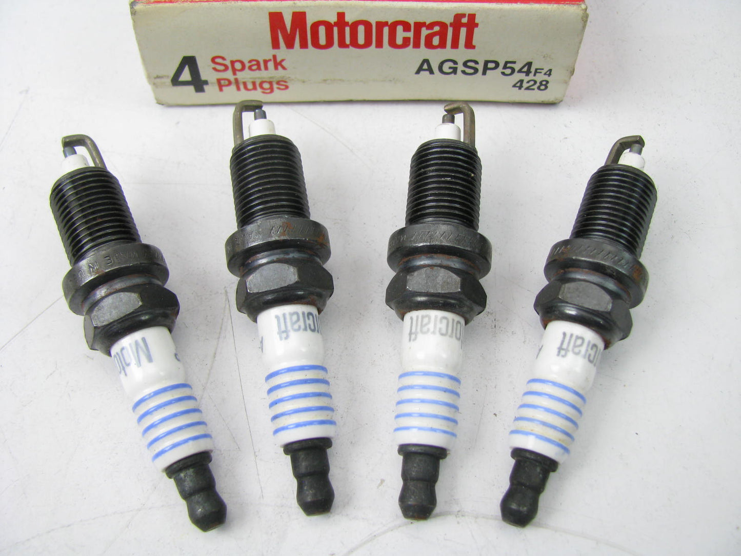 (4) Motorcraft AGSP54 Ignition Spark Plugs