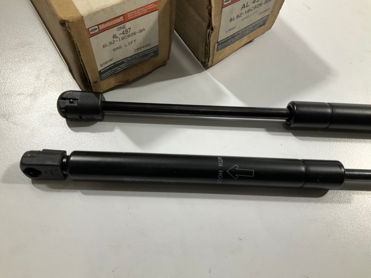 (2) Motorcraft AL497 Hood Lift Strut Support For 2006-2010 Mercury Mountaineer