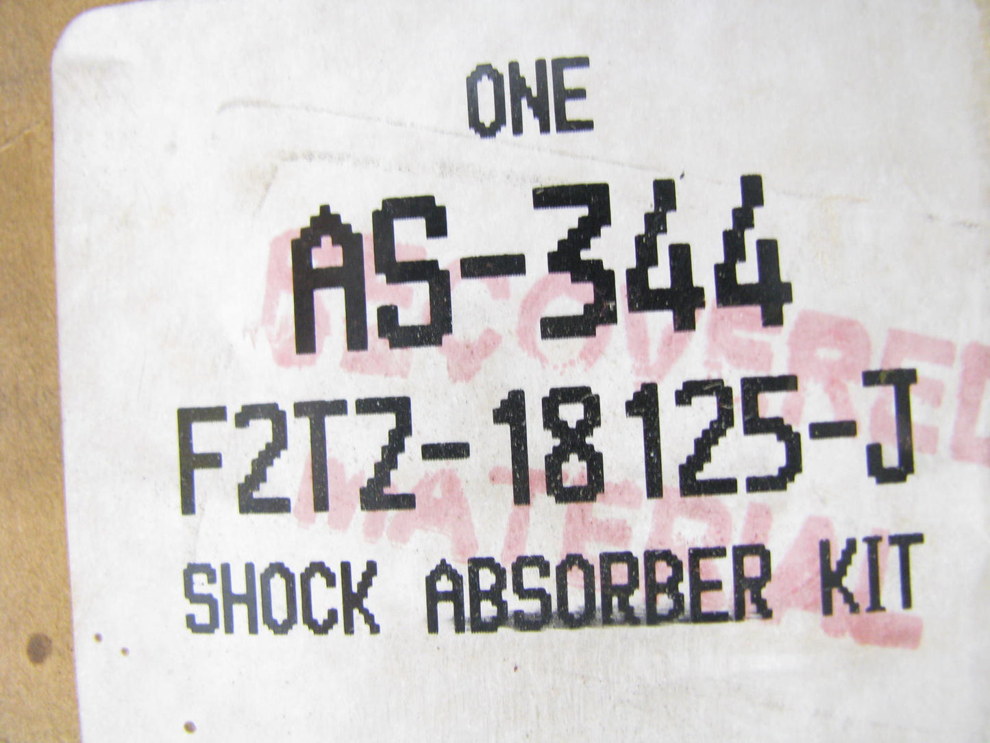 Motorcraft AS-344 Rear Shock Absorber - F2TZ-18125-J