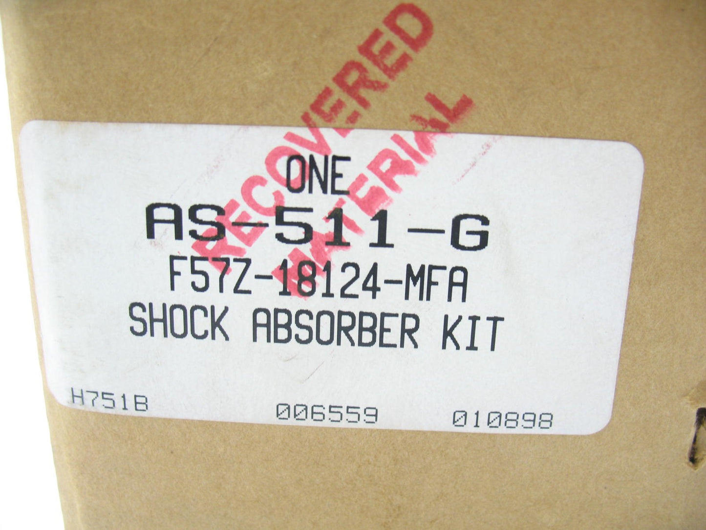 NEW GENUINE Motorcraft AS-511-G FRONT RIGHT Adjustable Shock Absorber 4WD ONLY