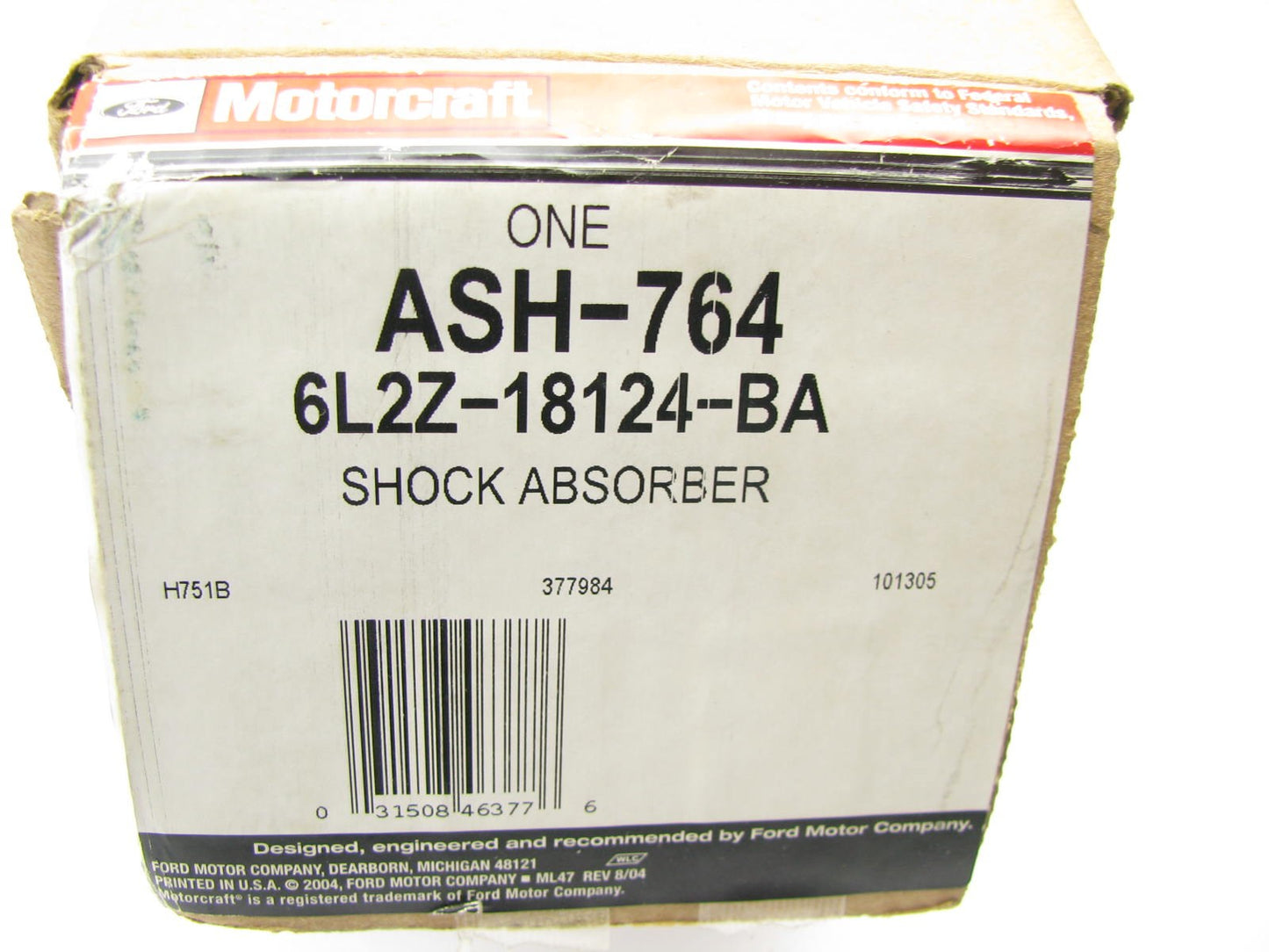 Motorcraft ASH-764 Front Shock Absorber 2006-2010 Mountaineer Explorer 4WD