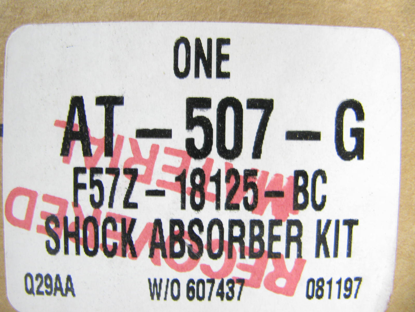 (1) Shock Absorber-Sure Trackers Gas Charged Motorcraft AT-507G