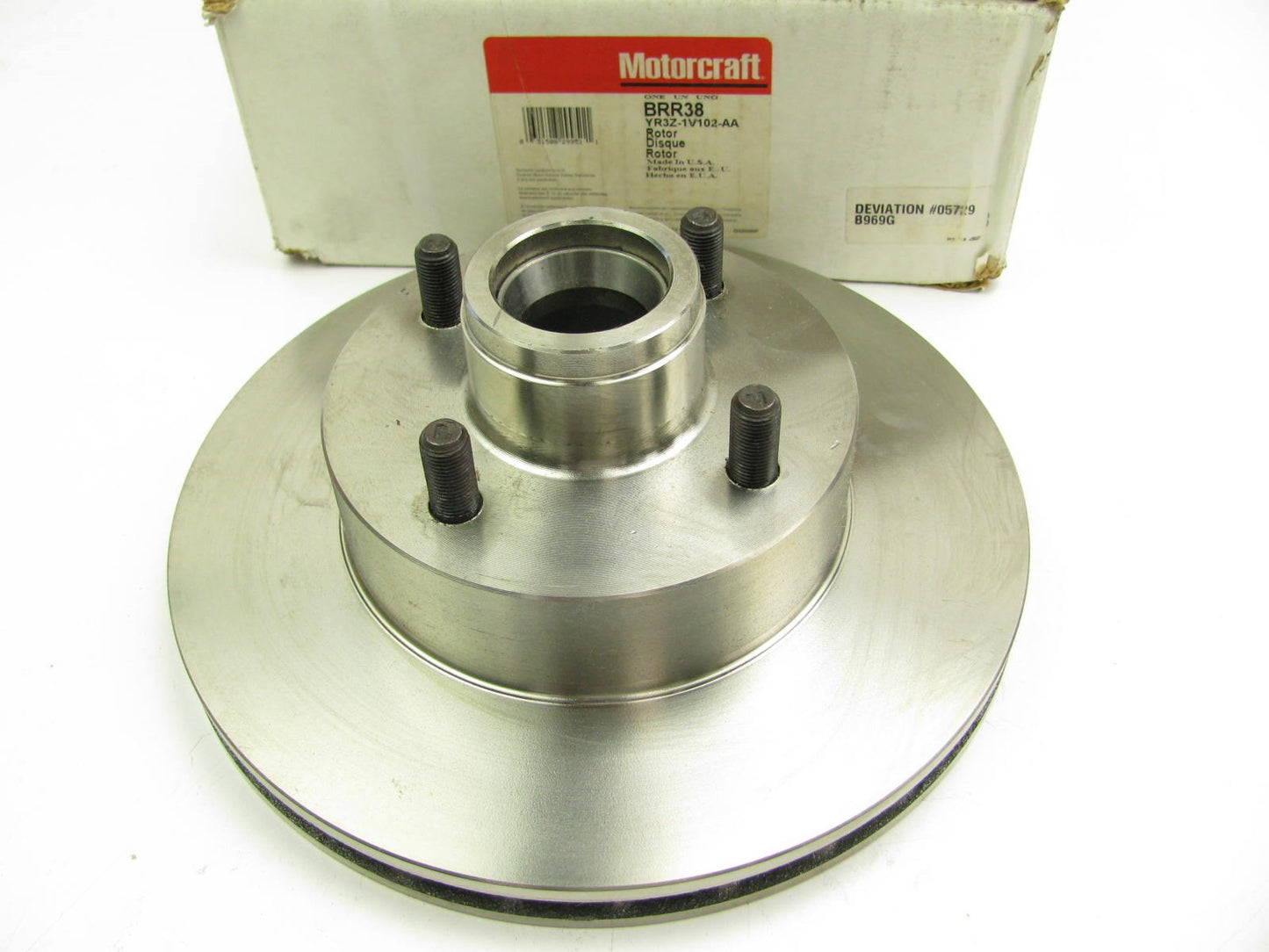 NEW GENUINE Motorcraft BRR38 Front Disc Brake Rotor OEM Ford YR3Z-1V102-AA