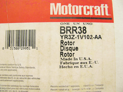 NEW GENUINE Motorcraft BRR38 Front Disc Brake Rotor OEM Ford YR3Z-1V102-AA