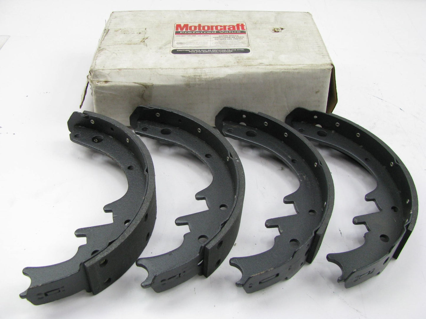 Relined. Motorcraft BR111 Rear Drum Brake Shoes OEM Ford XU2Z-2V200-AARM