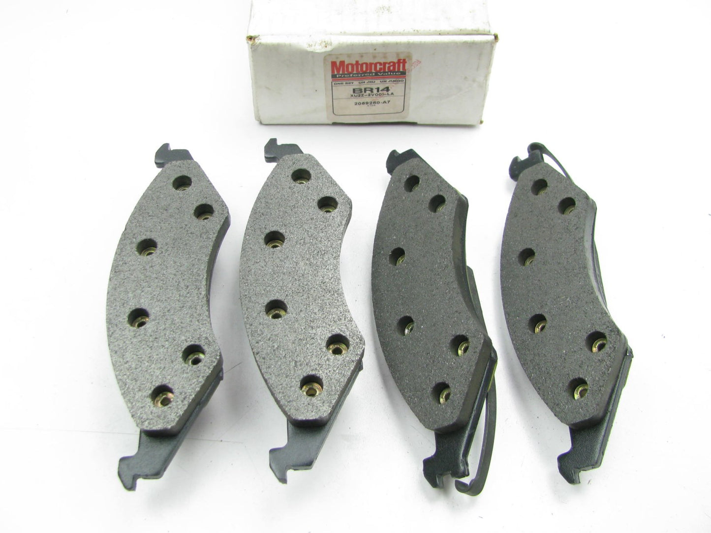 New Genuine OEM Motorcraft FRONT Disc Brake Pads BR14 XU2Z-2V001-LA