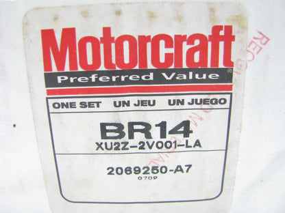 New Genuine OEM Motorcraft FRONT Disc Brake Pads BR14 XU2Z-2V001-LA