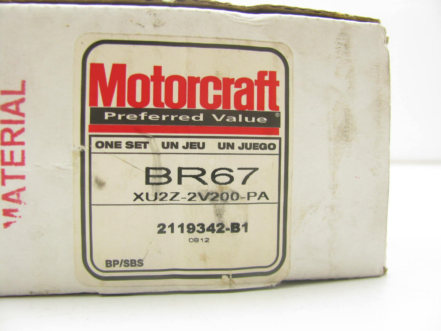 New Genuine OEM Motorcraft Ford REAR Disc Brake Pads - 1997-2003 Ford Escort