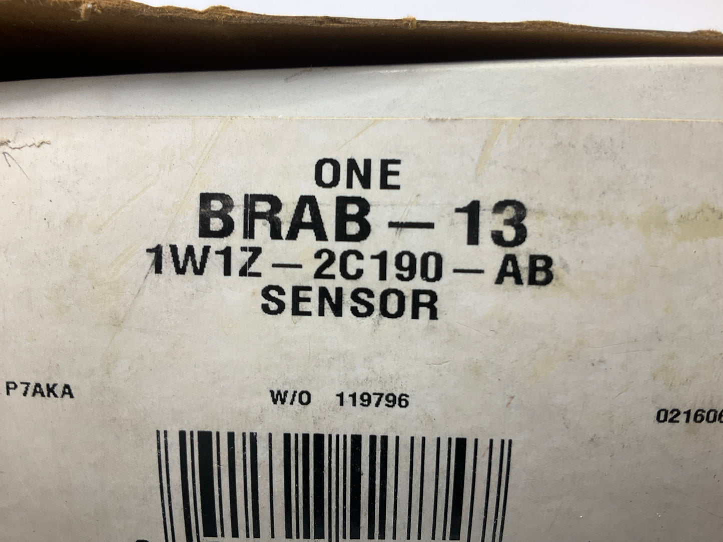 Motorcraft BRAB13 Rear ABS Wheel Speed Sensor - 1W1Z-2C190-AB