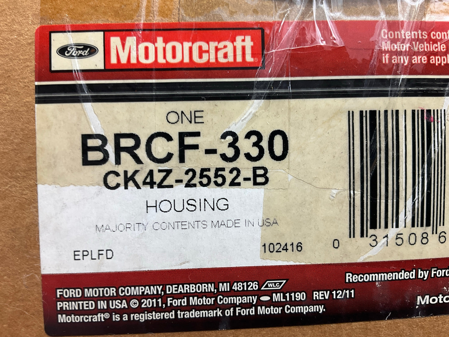 Motorcraft BRCF-330 Rear Right Brake Caliper 2015-2017 Ford Transit-150 250 350