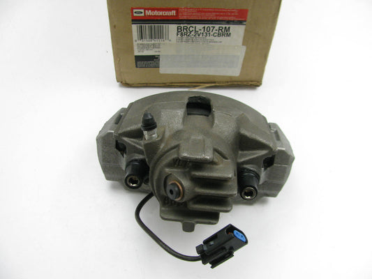 Reman Motorcraft BRCL107RM Brake Caliper Front Left (Drivers Side Front) W/ Pads