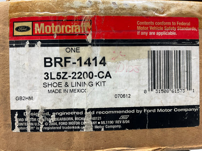 Motorcraft BRF-1414 Rear Drum Brake Shoes For 2003-2011 Ford Ranger
