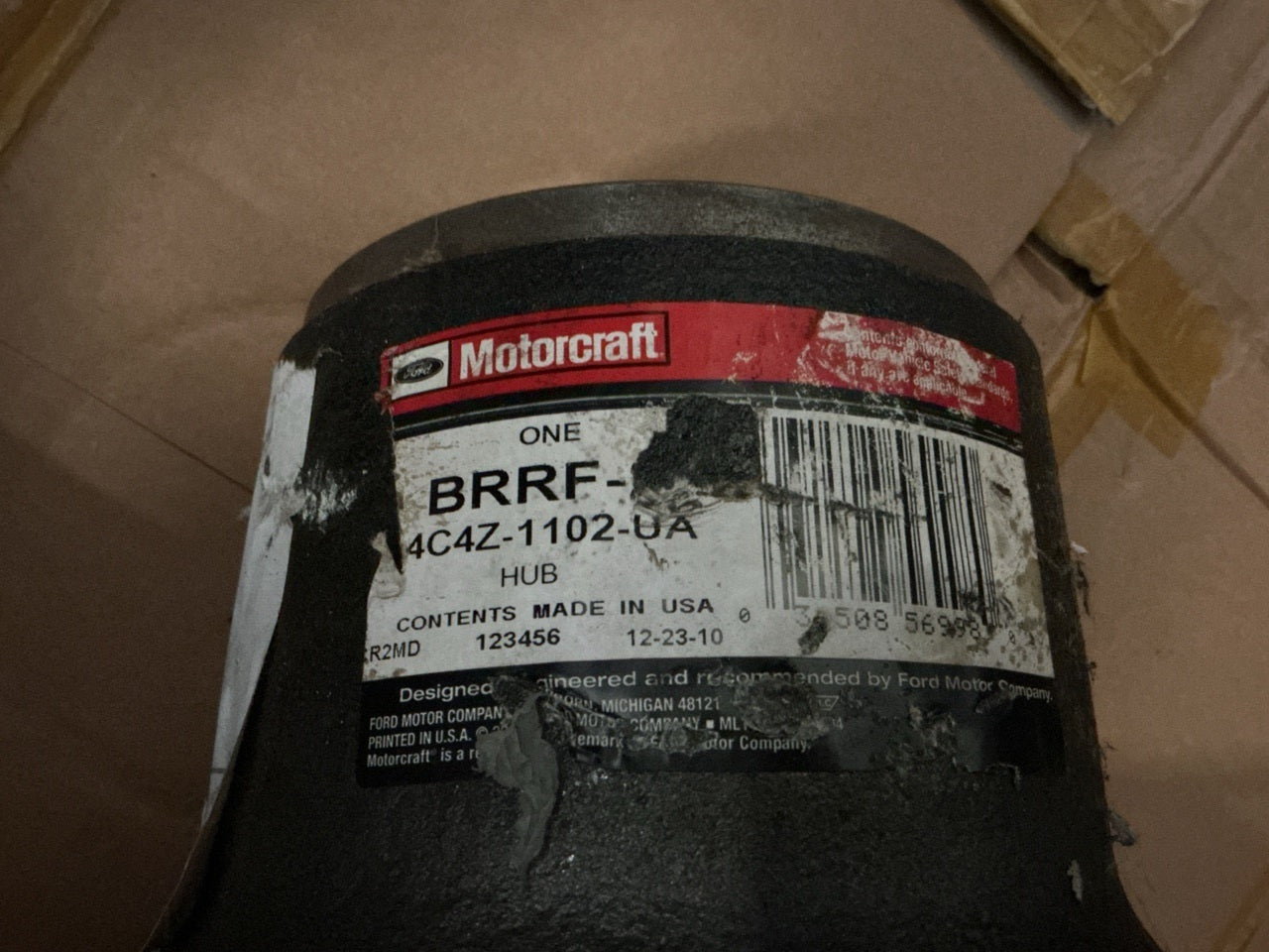 (2) Motorcraft BRRF-26 10-Lug Front Wheel Hubs - 2004-2009 Ford F-650 F-750