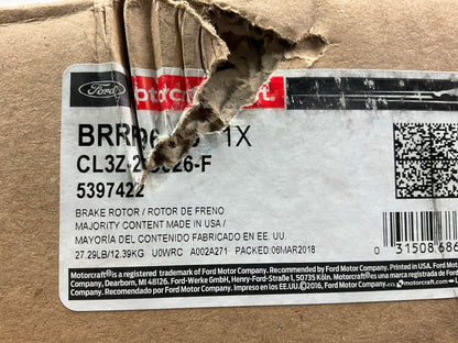 MILD SURFACE RUST - Motorcraft BRRF296 Rear Brake Rotor 2012-16 Ford F-150 6-LUG