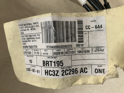 Motorcraft BRT195 Rear Rearward Brake Hydraulic Line - HC3Z-2C296-AC
