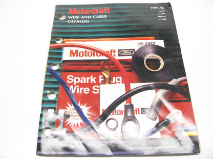 Motorcraft C200Y Wire And Cable Catalog 1991-1992 March