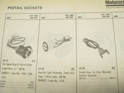 Motorcraft C200Y Wire And Cable Catalog 1991-1992 March