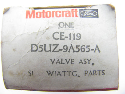 Motorcraft CE-119 Carburetor Power Valve For 2 Bbl. Carbs. Operates At 10:5'' Hg