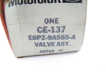 Motorcraft CE-137 Carburetor Power Valve Piston Economizer - E0PZ-9A565-A