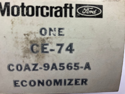 Motorcraft CE-74 Carburetor Power Valve OEM Ford #  C0AZ-9A565-A
