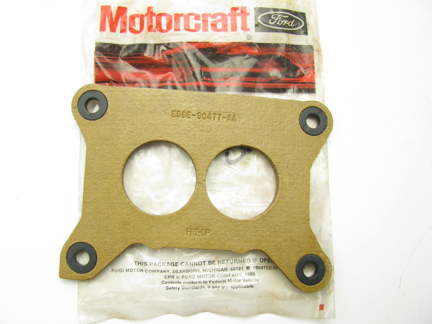 Motorcraft CG-639-A Carburetor Mounting Gasket - OEM Ford # E5SZ-9C477-A