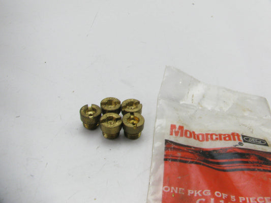 (5) Motorcraft CJ-145 Carburetor Metering Jets ''58F'' - 2100 2V 4100 4V - 5 PACK