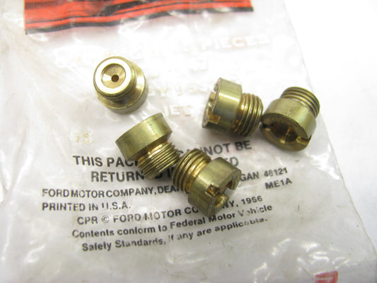 (5) 1963-1967 Ford Autolite 1100 Carburetor Jets 170 CID Engine Motorcraft CJ147